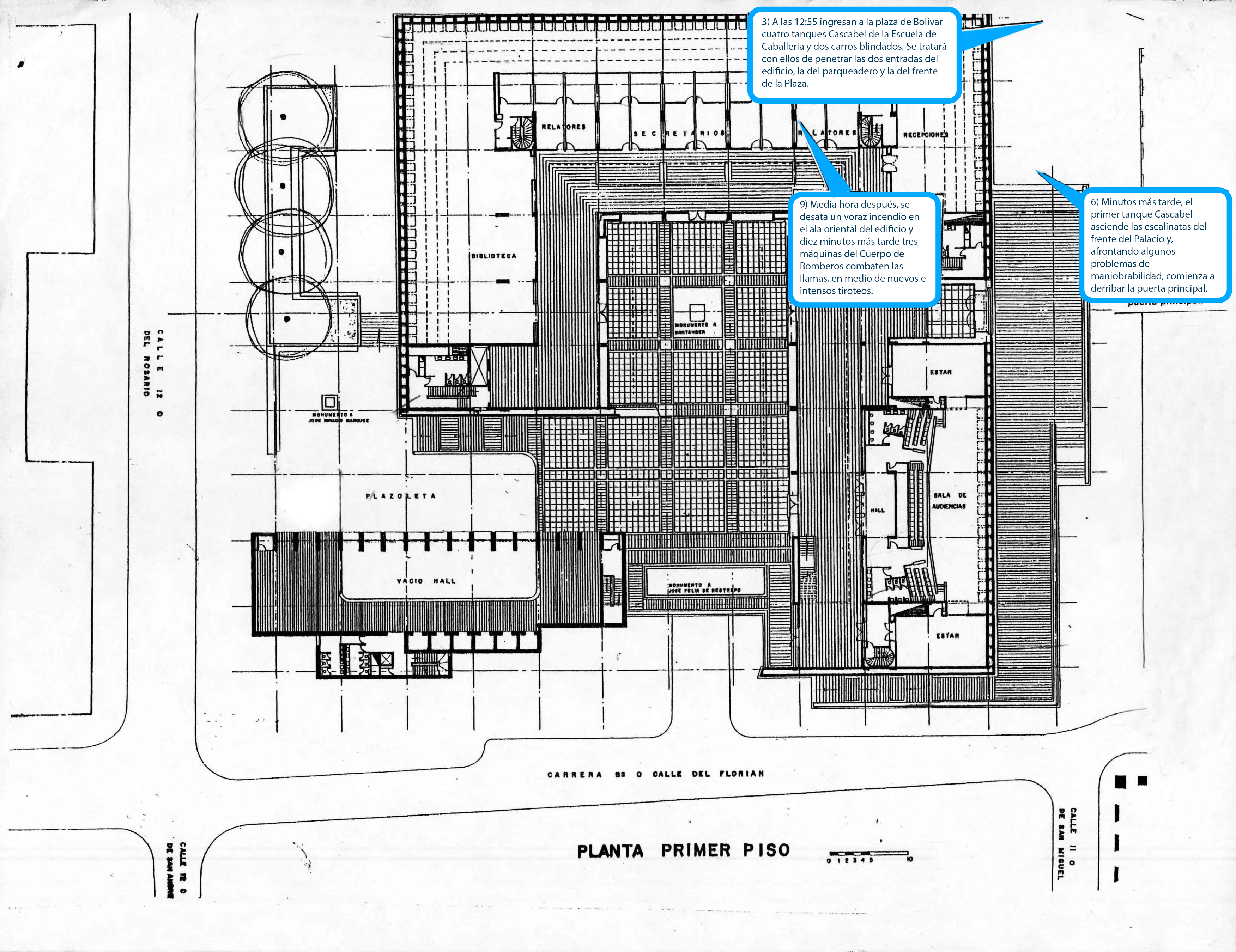 Plano Palacio de Justicia